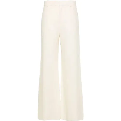 Linen Wide Leg Trousers , female, Sizes: S - Chloé - Modalova