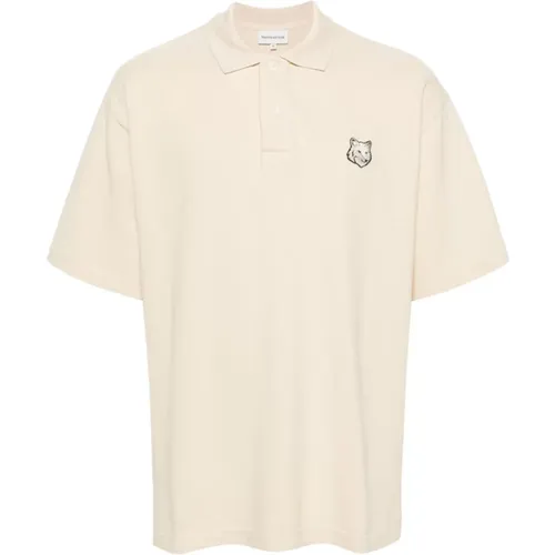 Polo Shirts , Herren, Größe: S - Maison Kitsuné - Modalova