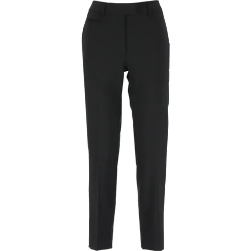 Schwarze Damen Slim Fit Hose , Damen, Größe: W29 - Dondup - Modalova