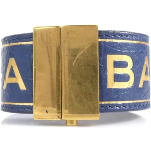 Pre-owned Leather bracelets , female, Sizes: ONE SIZE - Balenciaga Vintage - Modalova