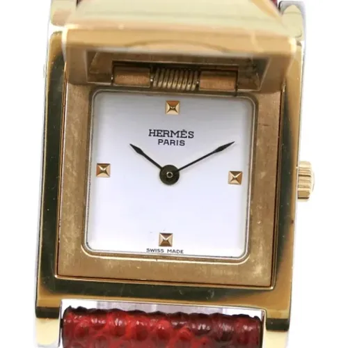 Pre-owned Metal watches , female, Sizes: ONE SIZE - Hermès Vintage - Modalova