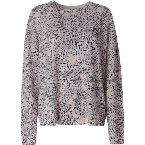 Floral Pattern Wool-Cashmere Jumper , female, Sizes: L, S - Lala Berlin - Modalova