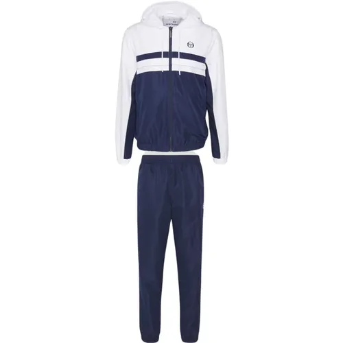 Blaues Kapuzen-Jogging-Set Zelma , Herren, Größe: L - Sergio Tacchini - Modalova