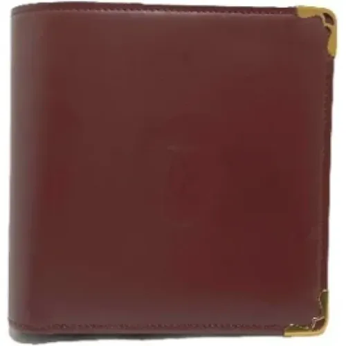 Pre-owned Leather wallets , female, Sizes: ONE SIZE - Cartier Vintage - Modalova