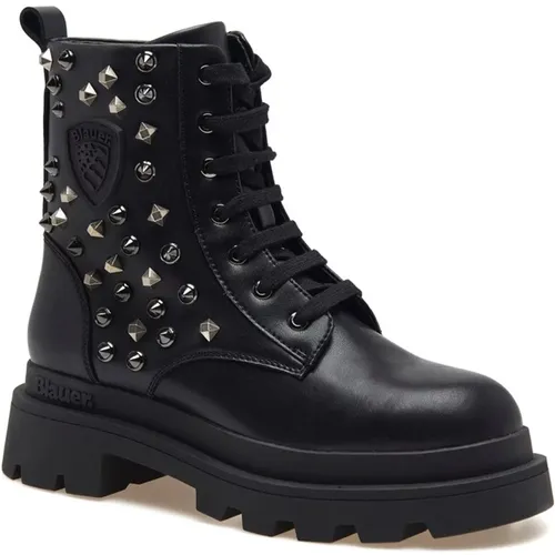 Lace-Up Boot Kimmel , female, Sizes: 3 UK, 4 UK, 5 UK - Blauer - Modalova