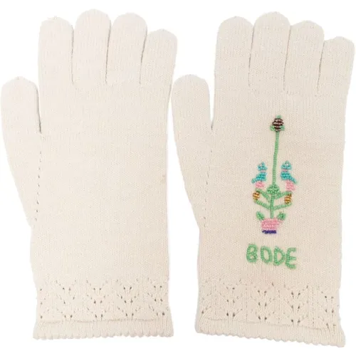 Pointelle Gloves , male, Sizes: ONE SIZE - Bode - Modalova