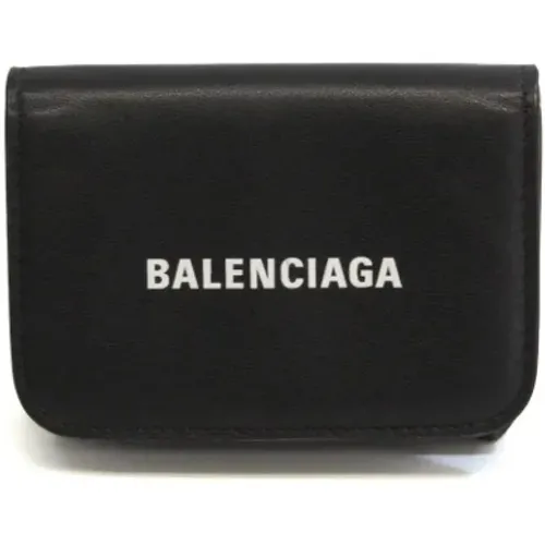 Pre-owned Leather wallets , female, Sizes: ONE SIZE - Balenciaga Vintage - Modalova