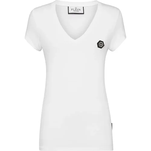 Stylische T-Shirts für Männer und Frauen , Damen, Größe: L - Philipp Plein - Modalova
