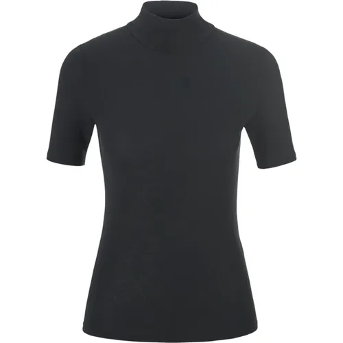 Weiches Jersey-Shirt mit Stehkragen , Damen, Größe: L - RIANI - Modalova