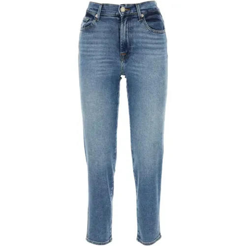 Stretch Skinny Denim Jeans , Damen, Größe: W30 - 7 For All Mankind - Modalova