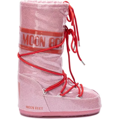 Glitter Boots , female, Sizes: 2 UK - moon boot - Modalova