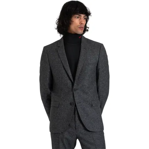 Broken-Suit Jacke mit Seidenfutter , Herren, Größe: XL - Hugo Boss - Modalova