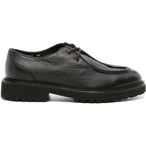 Nero Derby Shoes , male, Sizes: 10 UK, 8 UK - Doucal's - Modalova