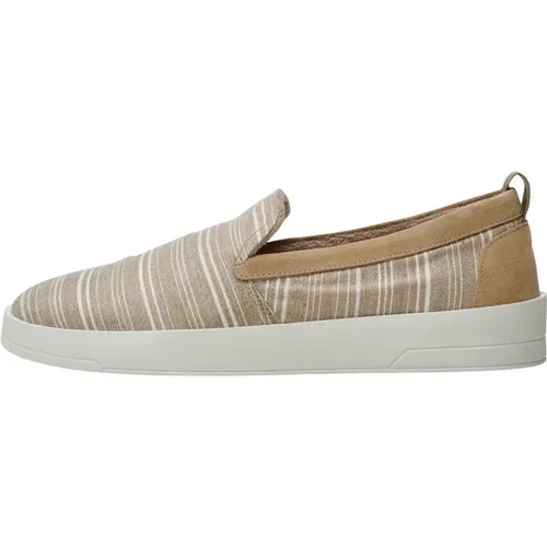 Noah Slip-On Textile - Sand Stripe , male, Sizes: 11 UK, 10 UK, 8 UK, 6 UK, 9 UK, 7 UK - Shoe the Bear - Modalova