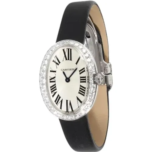 Pre-owned White Gold watches , female, Sizes: ONE SIZE - Cartier Vintage - Modalova