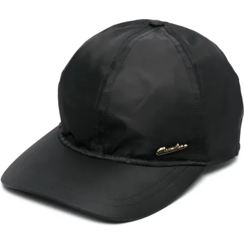 Curved Peak Logo Hat , female, Sizes: 58 CM, 59 CM - Borsalino - Modalova