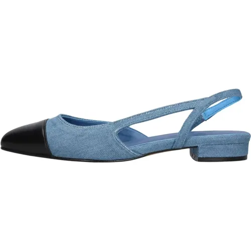 Blau Denim Slingbacks Luisa,Kamel Wildleder Luisa Slingbacks - Toral - Modalova