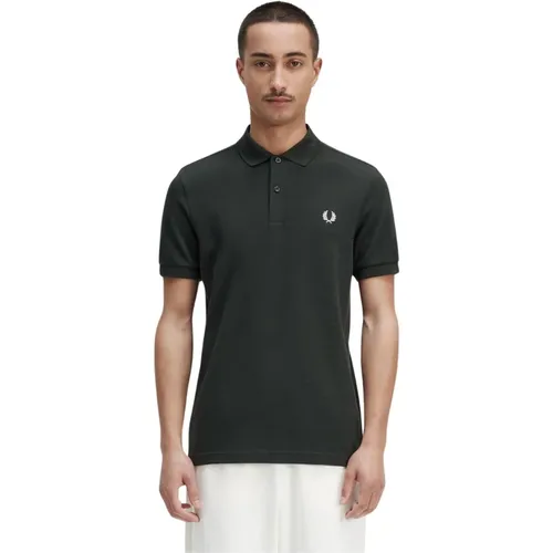 Klassisches Baumwoll-Polo mit moderner Passform , Herren, Größe: S - Fred Perry - Modalova