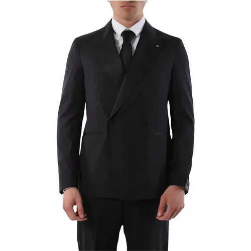 Pino Lerario Smoking Jacket , male, Sizes: XL, L, M - Tagliatore - Modalova