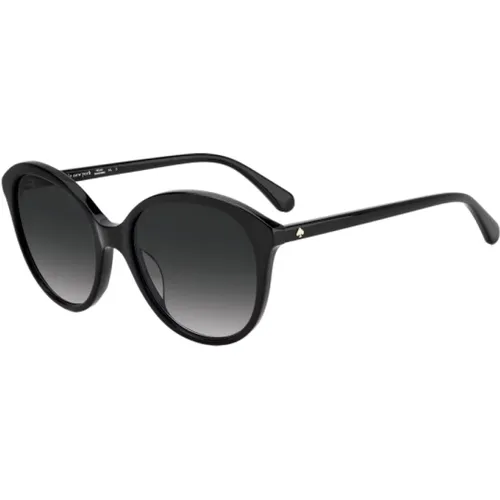 Schwarze Acetat-Sonnenbrille für Frauen - Kate Spade - Modalova