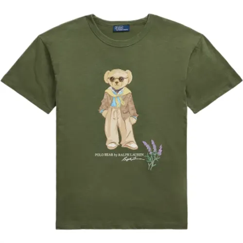 T-shirt mit Grafischem Druck - Ralph Lauren - Modalova