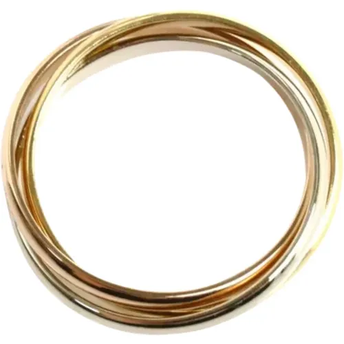 Pre-owned Rose Gold rings , female, Sizes: ONE SIZE - Cartier Vintage - Modalova