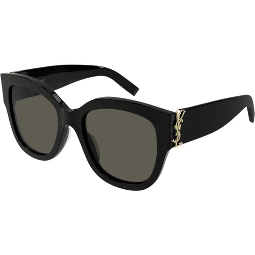 Quadratische Sonnenbrille , unisex, Größe: 56 MM - Saint Laurent - Modalova