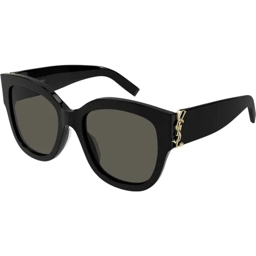 Quadratische Sonnenbrille - Saint Laurent - Modalova