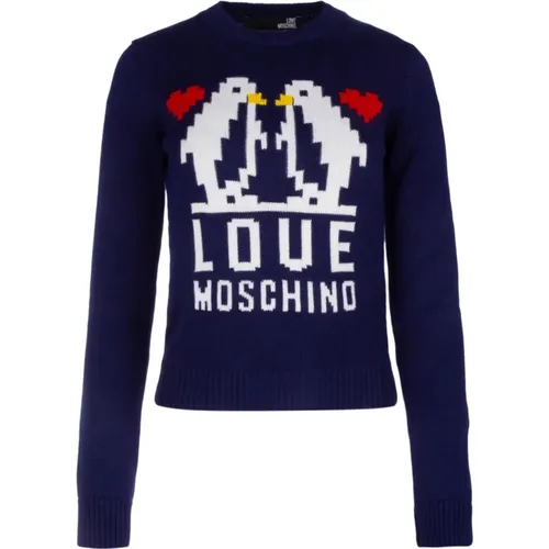 Long Sleeve Training Tops , female, Sizes: S, 2XS - Love Moschino - Modalova