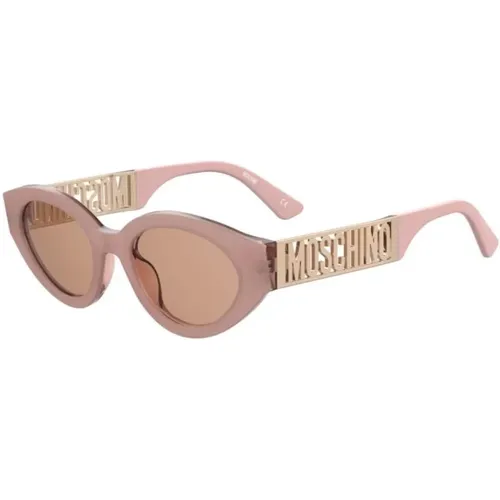 Stylische Sonnenbrille für Frauen , Damen, Größe: 51 MM - Moschino - Modalova