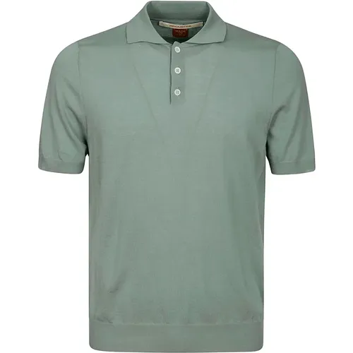 G.18 Polo Shirt mit Knopfverschluss , Herren, Größe: M - Hindustrie - Modalova