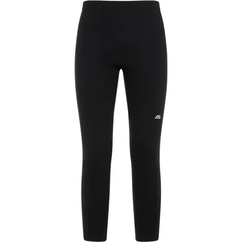 Schwarze Reflektierende Leggings - Balenciaga - Modalova