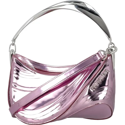 Women's Bags Handbag /metallic Ss24 , female, Sizes: ONE SIZE - Mugler - Modalova