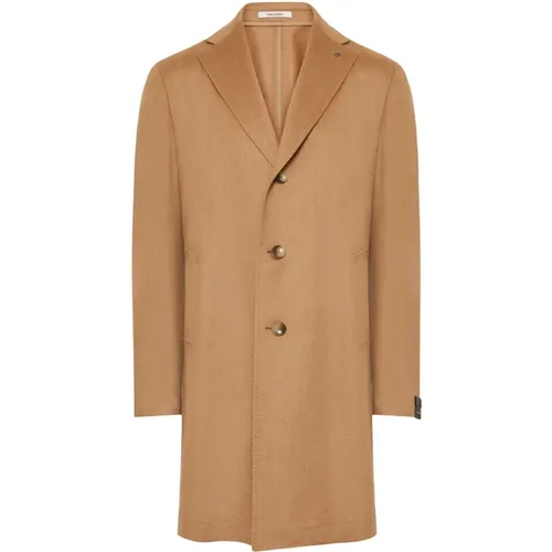 Single-Breasted Coats , male, Sizes: XL, 2XL - Tagliatore - Modalova
