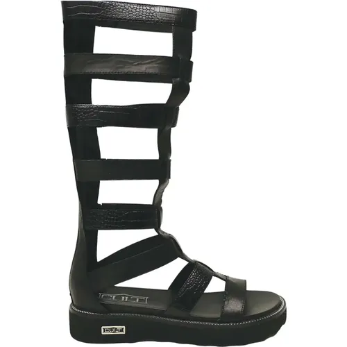 Flache Sandalen , Damen, Größe: 39 EU - Cult - Modalova