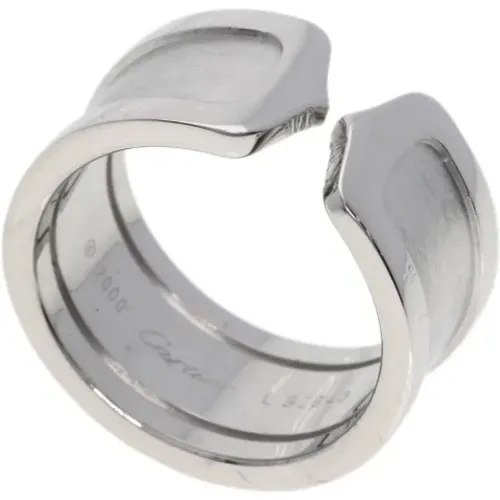 Pre-owned White Gold rings , female, Sizes: ONE SIZE - Cartier Vintage - Modalova