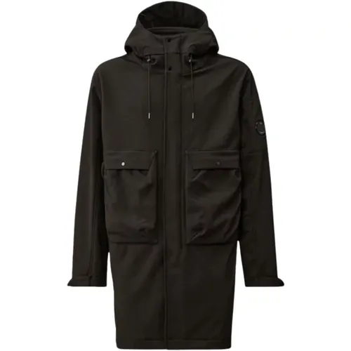 Lange Jacke in Schwarz C.P. Company - C.P. Company - Modalova