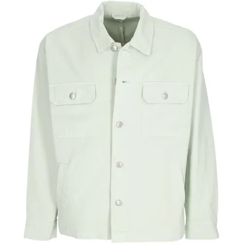 Surf Spray Shirt Jacket with Collar , male, Sizes: XL, L, S, M - Obey - Modalova