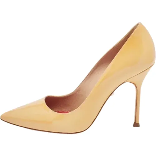 Pre-owned Leather heels , female, Sizes: 5 UK - Carolina Herrera Pre-owned - Modalova
