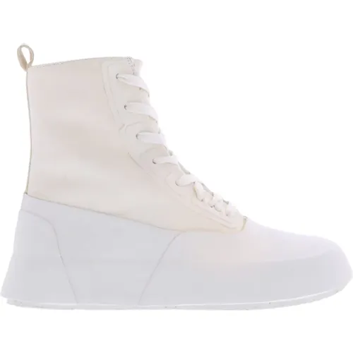 Leather Hi-Top Sneaker Off , male, Sizes: 6 UK, 7 UK, 9 UK - Ambush - Modalova