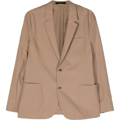 Sand Baumwoll Deconstructed Jacke - PS By Paul Smith - Modalova