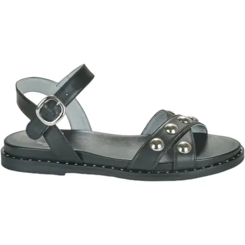 Womens Sandals with Heel in Synthetic Leather , female, Sizes: 4 UK, 6 UK - Nerogiardini - Modalova