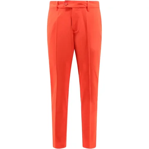 Trousers with Zip and Button Closure , male, Sizes: W34, W31, W33, W36 - J.LINDEBERG - Modalova
