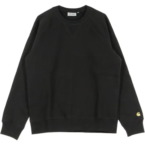 Chase Sweatshirt /gold , male, Sizes: L - Carhartt WIP - Modalova