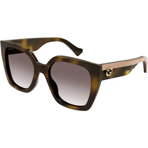 Gg1300S Sonnenbrille , Damen, Größe: 55 MM - Gucci - Modalova
