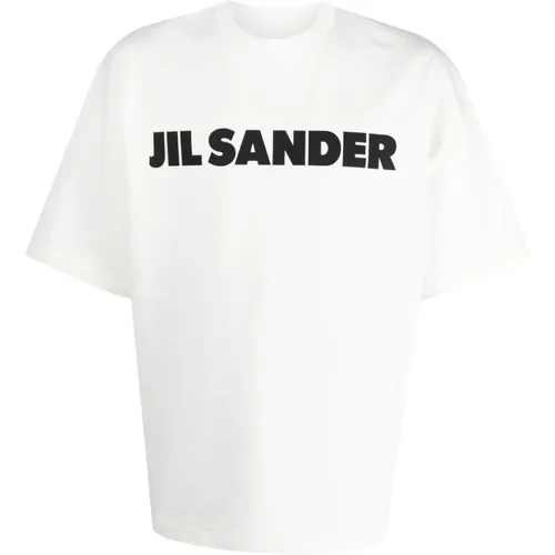 Bedrucktes T-Shirt im Logostil - Jil Sander - Modalova