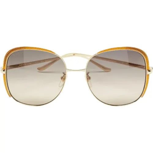 Pre-owned Metal sunglasses , female, Sizes: ONE SIZE - Gucci Vintage - Modalova