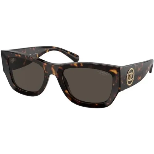 Polarized Sunglasses , male, Sizes: 54 MM - Chanel - Modalova