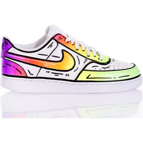 Customized Multicolour Sneakers for Men , male, Sizes: 4 1/2 UK, 3 1/2 UK, 1 1/2 UK, 2 1/2 UK, 9 UK, 6 UK, 12 UK, 11 UK, 5 UK, 8 1/2 UK, 6 1/2 UK, 4 U - Nike - Modalova