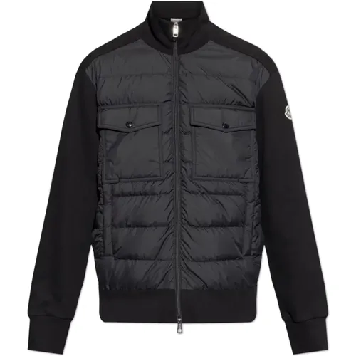 Jacket with logo , male, Sizes: M, S, L, XL - Moncler - Modalova